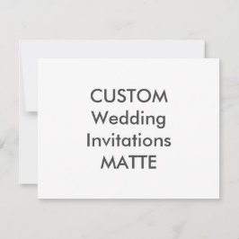 MATTE 120 lb 5.5" x 4.25" Invitaciones a bodas