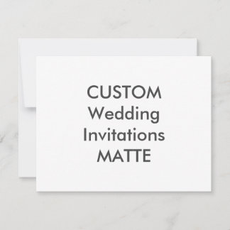 MATTE 120 lb 5.5" x 4.25" Invitaciones a bodas