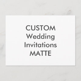 MATTE 120 lb 6.25" x 4.5" Invitaciones a bodas