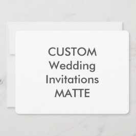 MATTE 120 lb 7,5" x 5,5" Invitaciones a matrimonio