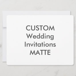 MATTE 120 lb 8.75" x 6.5" Invitaciones a bodas