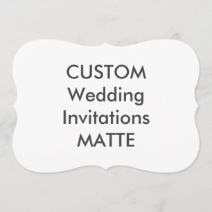 MATTE 120lb 7" x 5" Invitaciones a bodas de soport