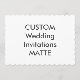 MATTE 120lb 7" x 5" Invitaciones a bodas en vieira