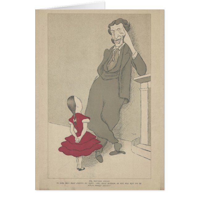 Matthew Arnold y su sobrina por Beerbohm máximo (Frente)
