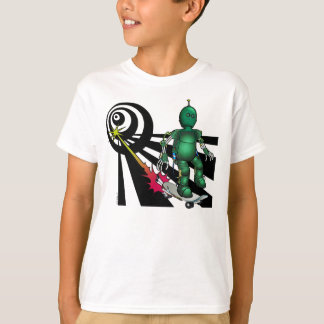Mattzu la camiseta Robot Skateboarding