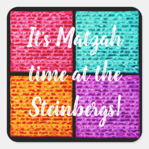 Matzahs graciosos Pegatinas de la Pascua