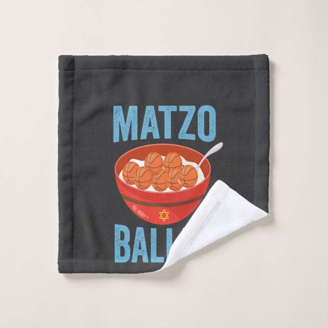 Matzo Baller Gracioso Baloncesto Hanukkah Gift (Toallita)