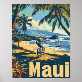 Maui Hawaii Poster de impresión de afiches de viaj