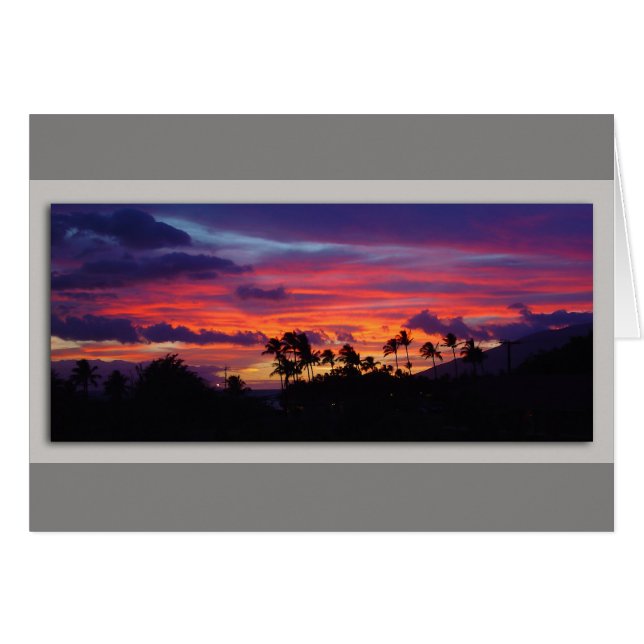 Maui Sunset (Anverso (Horizontal))
