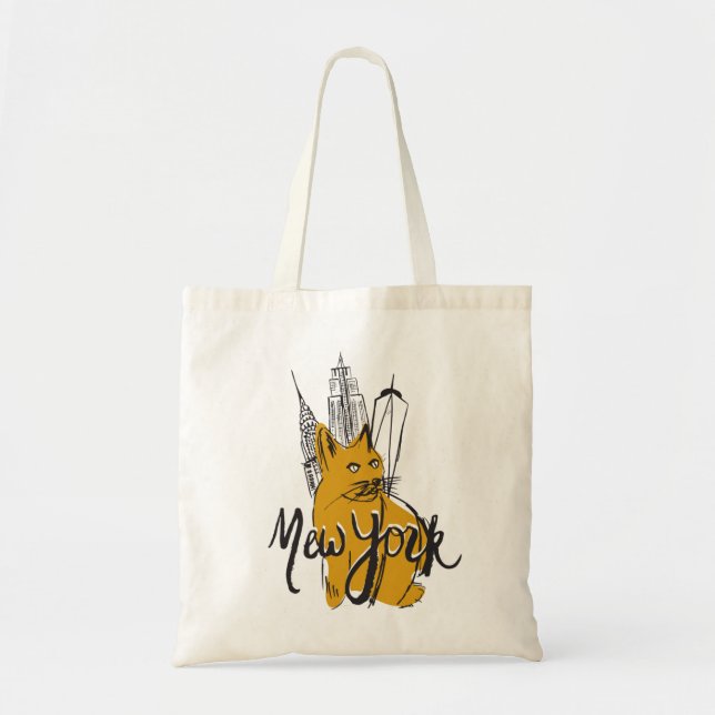 Maúlla (la nueva) bolsa de asas del gatito de la (Frente)