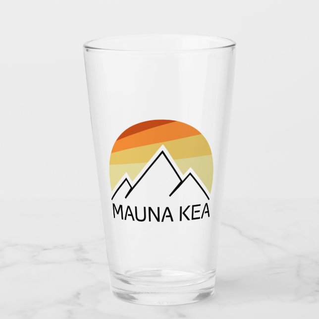 Mauna Kea Hawaii Retro (Anverso)