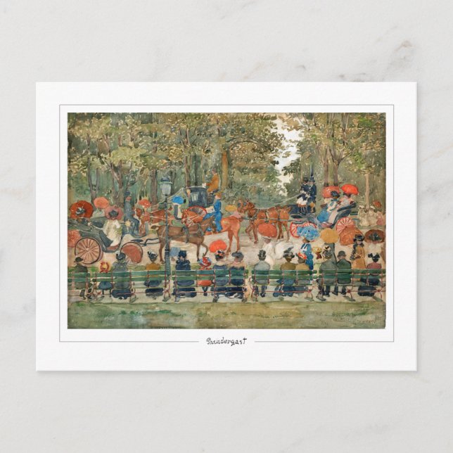 Maurice Prendergast #14 - Postales Bellas Artes (Anverso)