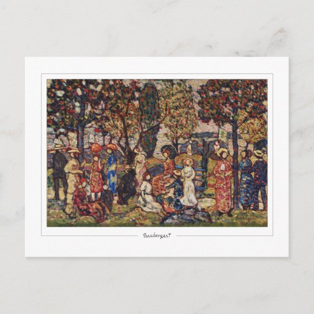 Maurice Prendergast #16 - Postales Bellas Artes (Anverso)