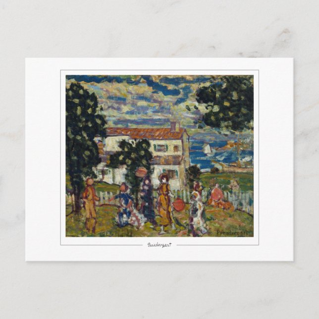Maurice Prendergast #569 - Postales Bellas Artes (Anverso)
