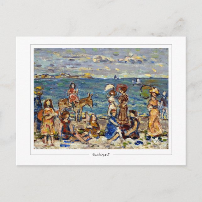 Maurice Prendergast #594 - Postales Bellas Artes (Anverso)