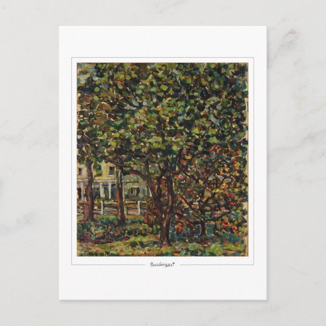 Maurice Prendergast #639 - Postales Bellas Artes (Anverso)