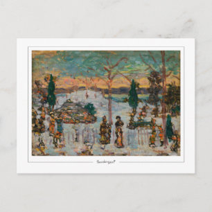 Maurice Prendergast #6 - Tarjeta postal de arte fi