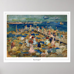 Maurice Prendergast cartel de arte de Zedign #159