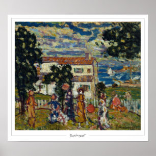 Maurice Prendergast cartel de arte de Zedign #569