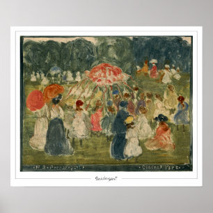 Maurice Prendergast cartel de arte de Zedign #593