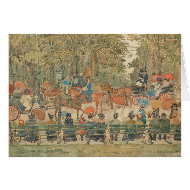 Maurice Prendergast - Central Park, 1901 (Anverso (Horizontal))