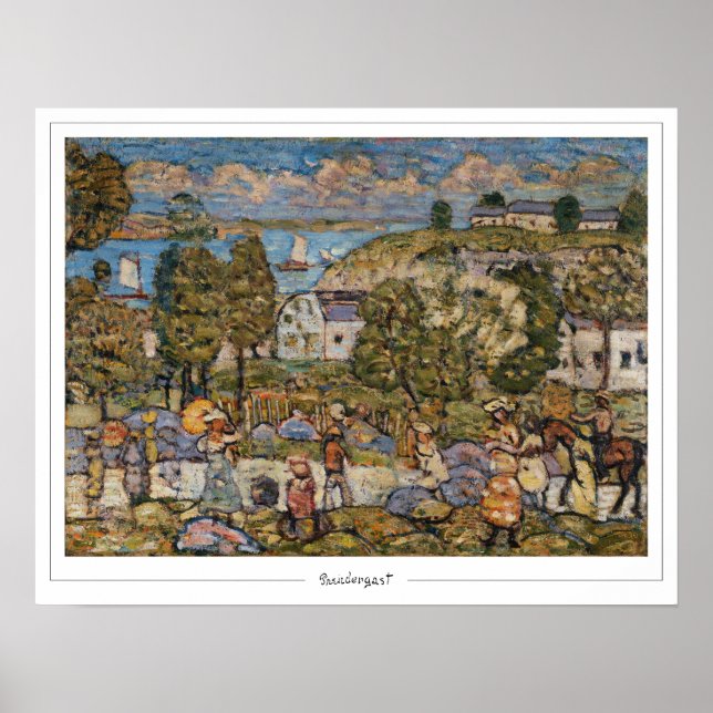Maurice Prendergast Zedign Poster de Arte #10 (Frente)