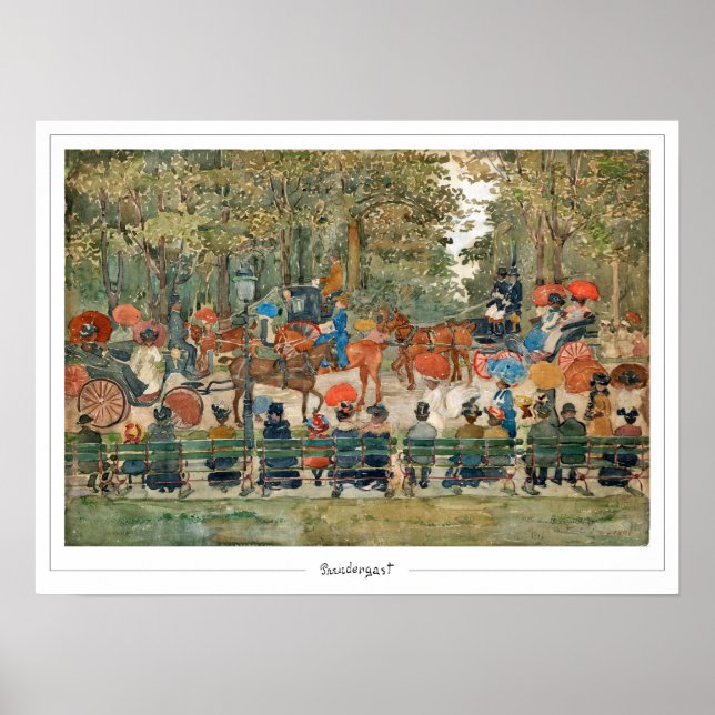 Maurice Prendergast Zedign Poster de Arte #14 (Frente)