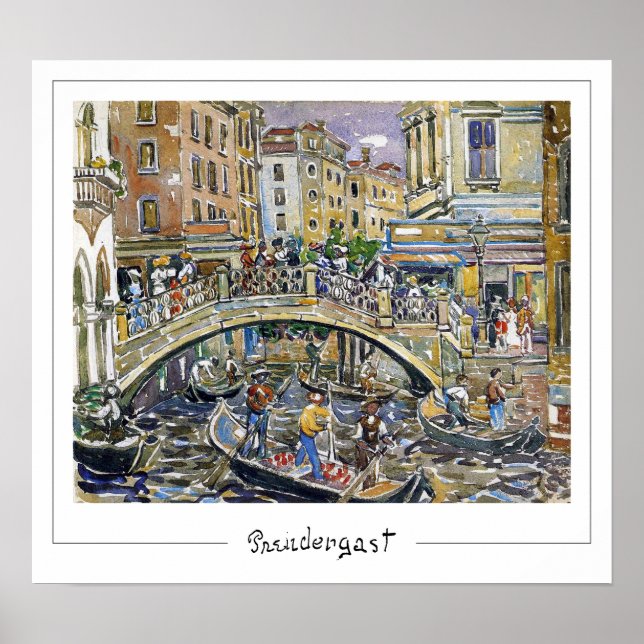 Maurice Prendergast Zedign Poster de Arte #57-2 (Frente)