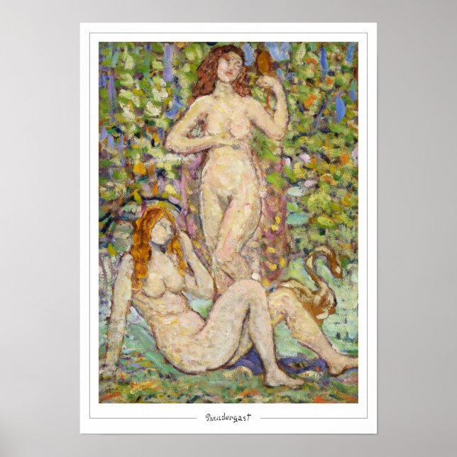 Maurice Prendergast Zedign Poster de Arte #580 (Frente)