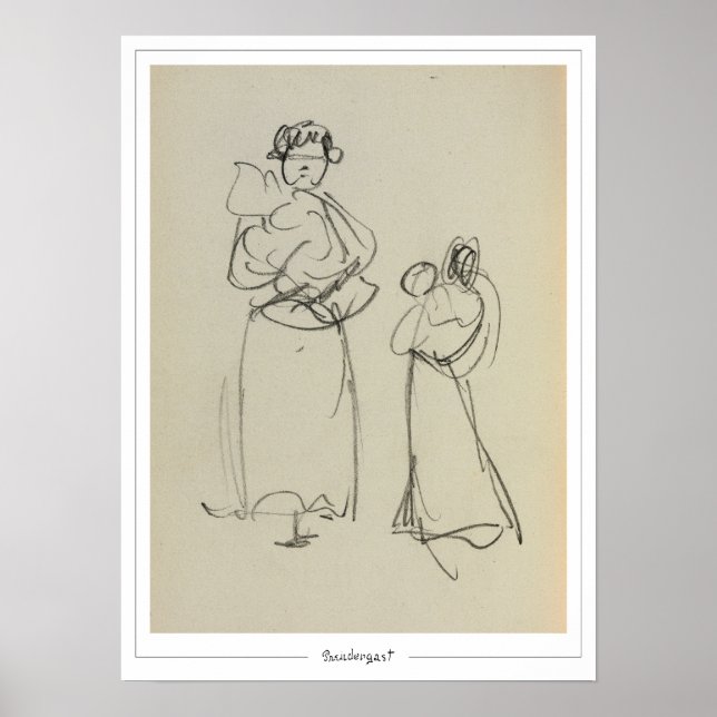 Maurice Prendergast Zedign Poster de Arte #598 (Frente)