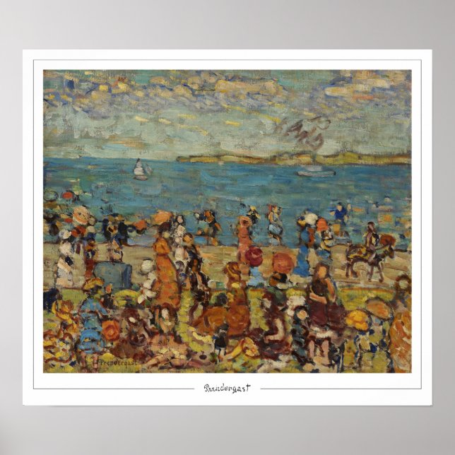 Maurice Prendergast Zedign Poster de Arte #615 (Frente)