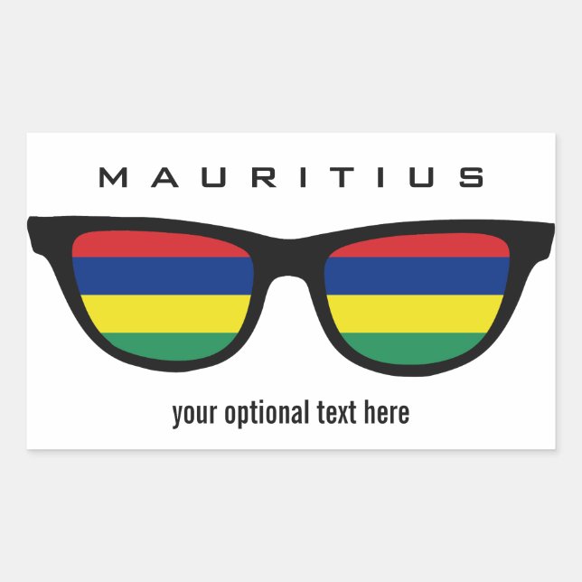 Mauricio Shades personalizados pegatinas (Anverso)