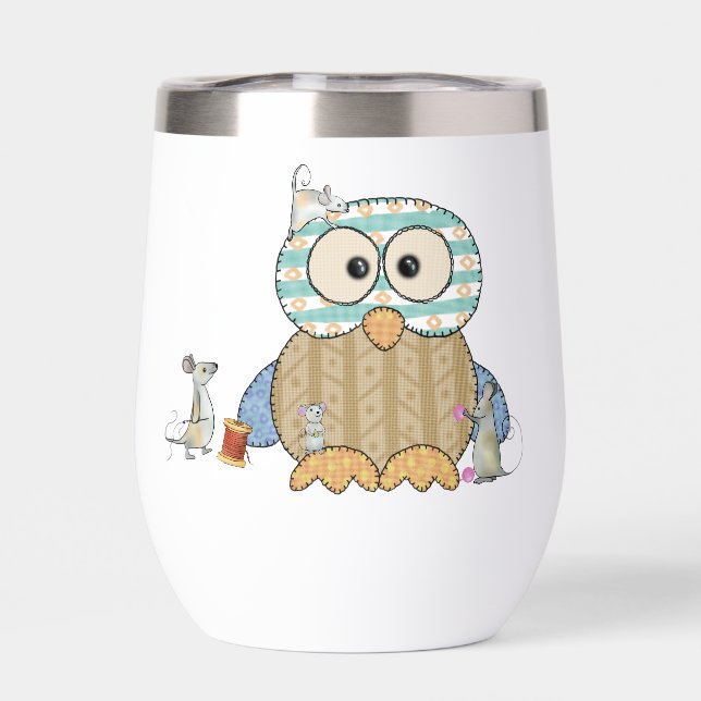 Mäuse nähen Eule (Trasero)