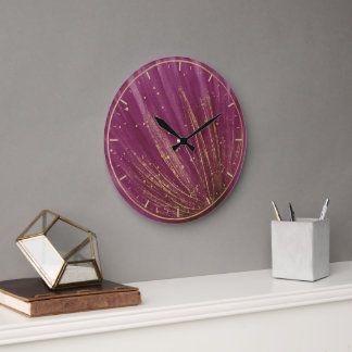 Mauve 10.75 Reloj de pared redonda