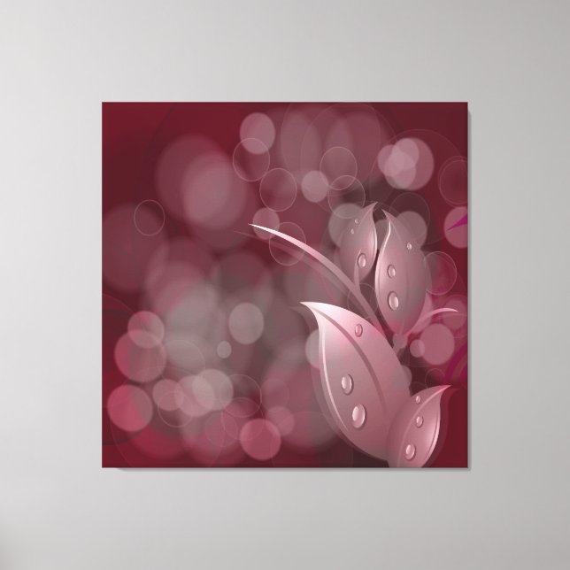 Mauve Bokeh Sale Lienzo envuelto (Anverso)
