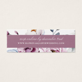 Mauve Garden Boda Floral sitio web RSVP