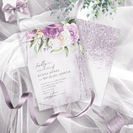 Mauve ID889 Boda de espárragos florales