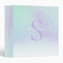 Mauve Purple Aqua Pastel Irlandés Sparkle Girly