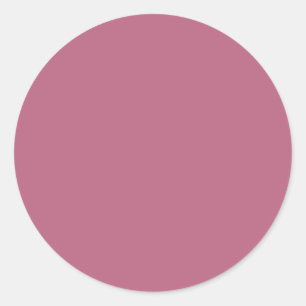 Mauve Round Pegatina