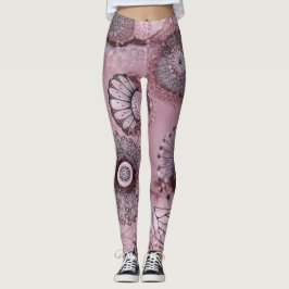 Mauve Swirl Leggings
