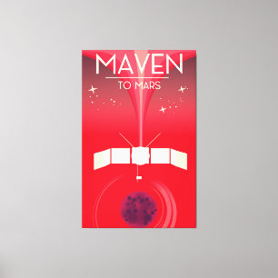 MAVEN - arte espacial de Marte.