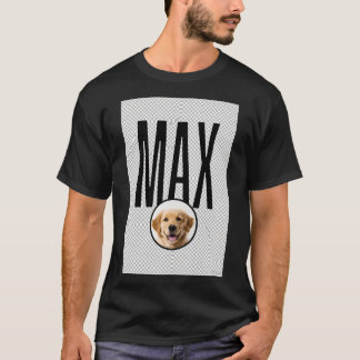 MAX - Camiseta de foto de perro Golden Retriever