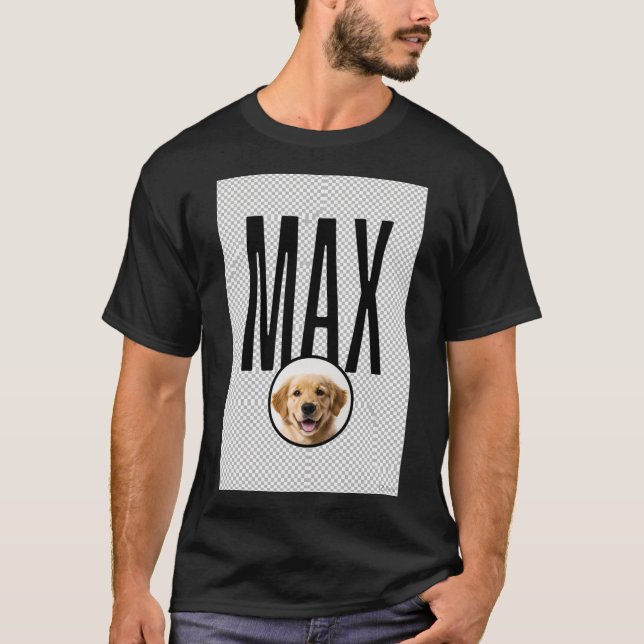 MAX - Camiseta de foto de perro Golden Retriever (Anverso)