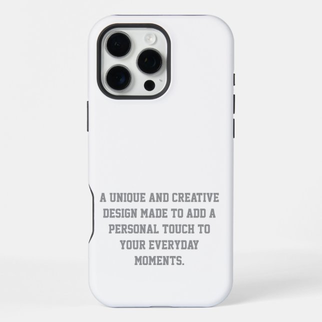 Max Crea tu propia funda resistente para iPhone 16 Pro (Reverso )