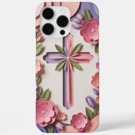 Max Diseño Ai para iPhone 16 Pro Funda Christian Cross