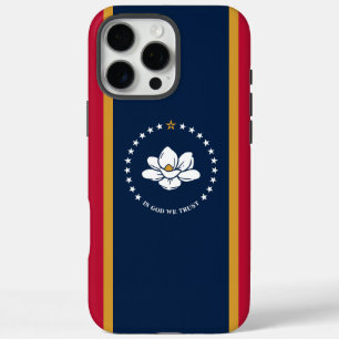 Max Funda Apple iPhone 16 Pro Max, bandera de Misisipi