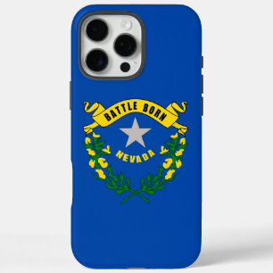 Max Funda Apple iPhone 16 Pro Max, bandera de Nevada