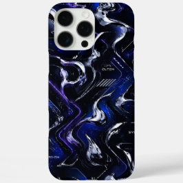 Max Funda de cromo líquido Cyber para iPhone 16 Pro Ma