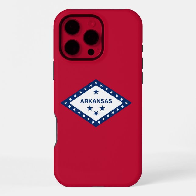 Max Funda para Apple iPhone 16 Pro Max, bandera de Ark (Reverso )