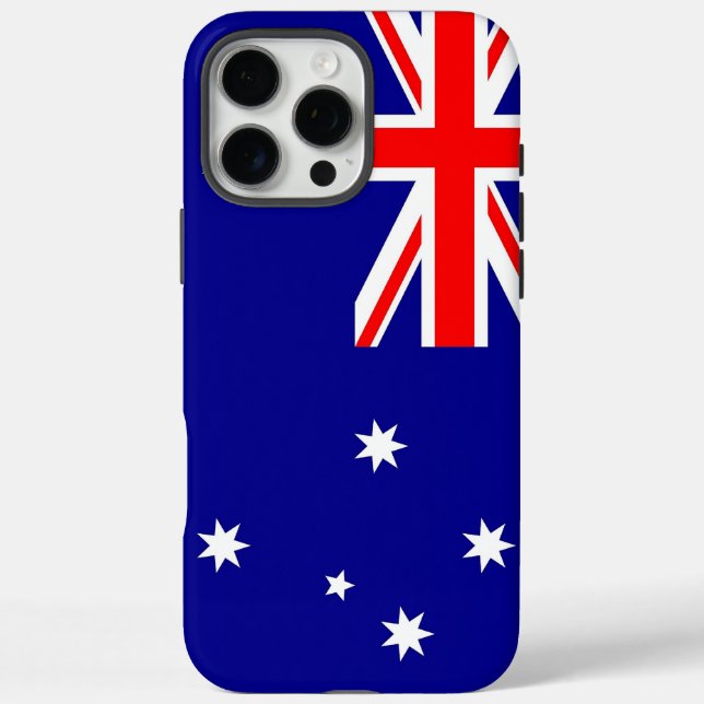 Max Funda para Apple iPhone 16 Pro Max, bandera de Aus (Reverso)